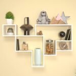 Yeras Wall Storage | Premium Engineered Wood | Finish: Frosty White | Installation Type: DIY (Do-It-Yourself) | spacesbyU