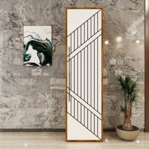 Freno Designer Shoe Rack (18 Pairs) | Adjustable Height Shelves | Premium Engineered Wood Shoe Cabinet | Colour: Brazilian Walnut & Frosty White | spacesbyU