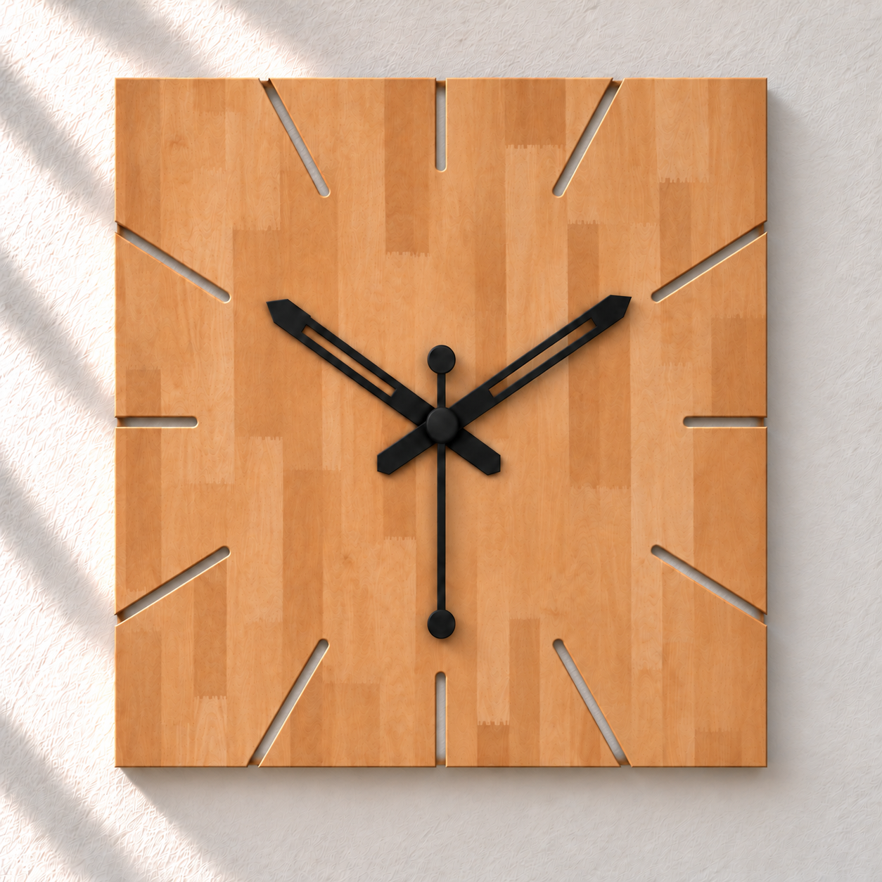 Honeywood Clock with Open Hour Cutouts-4